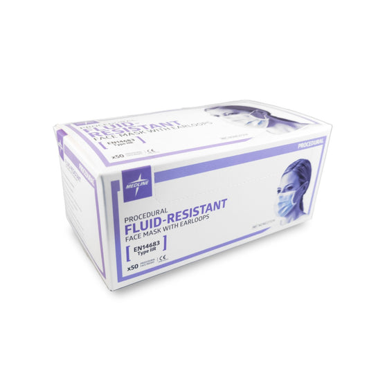 Medline Mondmasker met Elastische Oorlussen - 50 Stuks