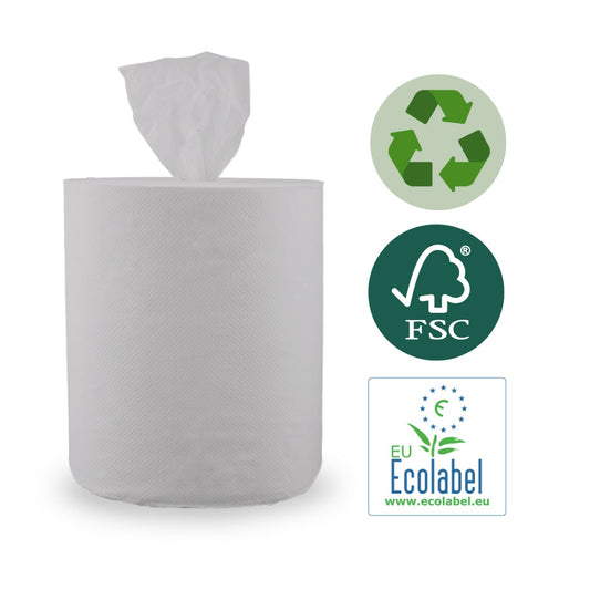 Vet's Choice Handdoekrol (Recycled) centerfeed midi 1 laags - 6 rollen