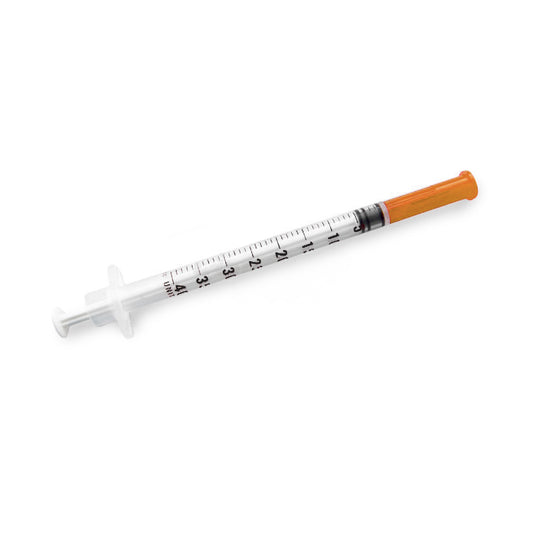 Insulinespuit (1 ml U-40 29G naald) 100 stuks